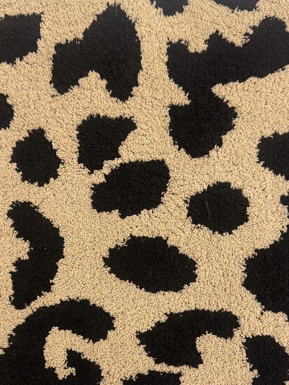 RACHEL ZOE Cheetah Animal Print Bath Rug/Mat - Non-Slip Rubber Back -21